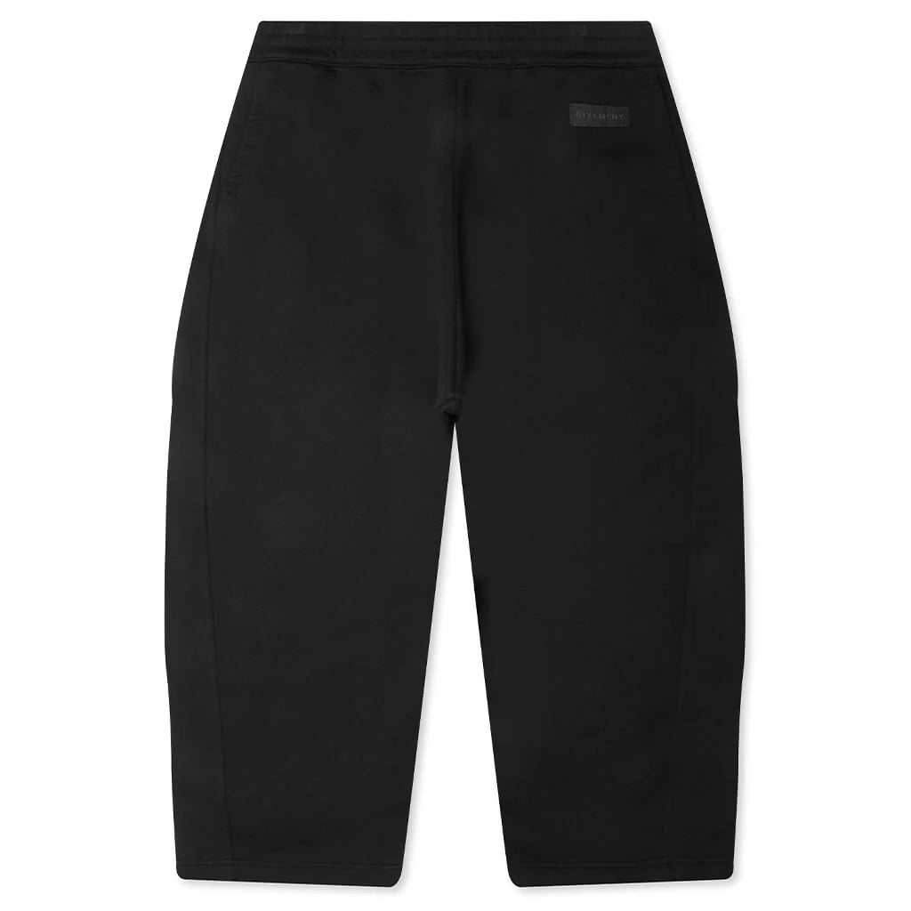 Cropped Cocoon Joggers Black