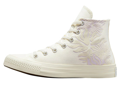 Tenis Converse Chuck Taylor All Star Blanco y Morado para Mujer