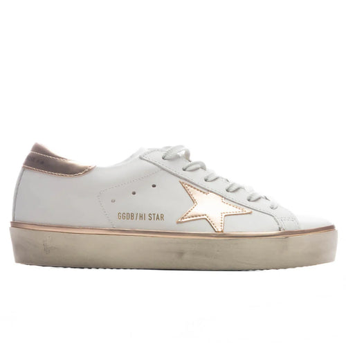 Womens Hi Star White Taupe