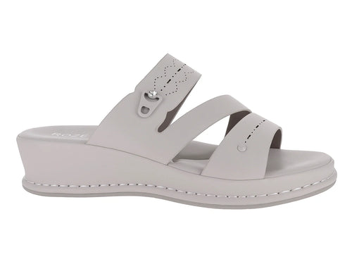 Sandalias Roze Plataforma Gris para Mujer