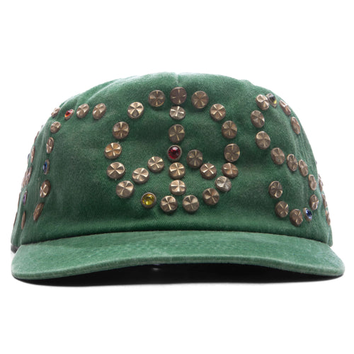 Studded Wrap Around Hat Green