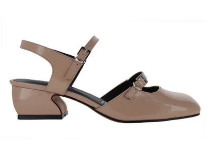 Zapatos de Tacón Via Libera Color Nude para Mujer