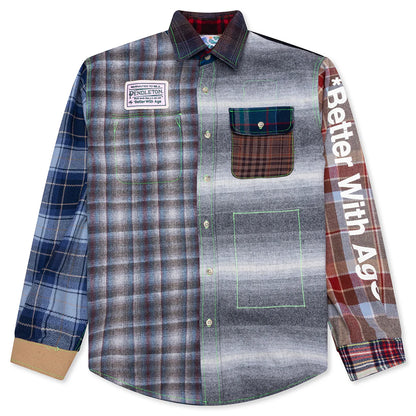 Better with Age x Pendleton Whitney Reversible Flannel Overshirt Multi