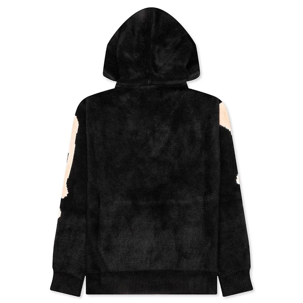 Bones Sleeves Hoodie Black