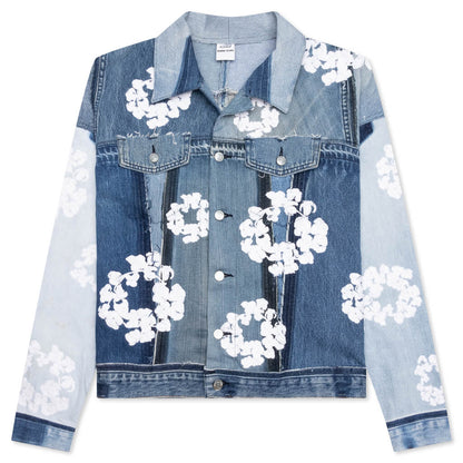 Readymade x Denim Tears CTN Wreath Track Jacket Blue