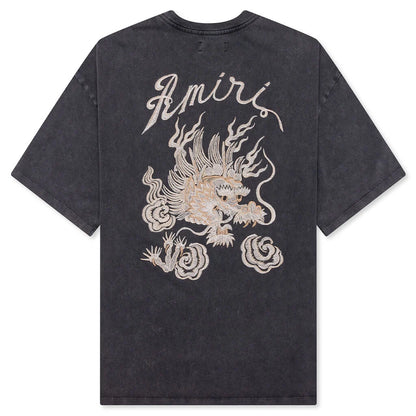 Amiri Dragon Oversized Tee Black