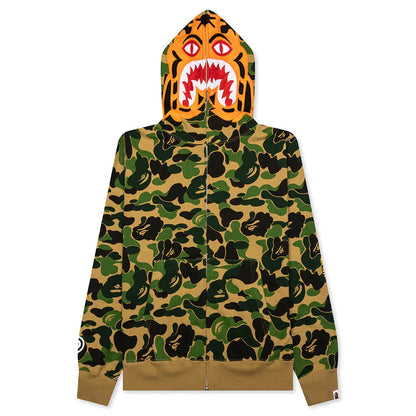 Abc Camo Tiger Full Zip Hoodie Green