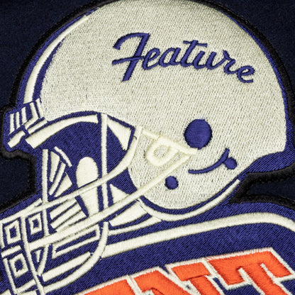 Feature x Represent Champions Varsity Jacket Midnight Navy