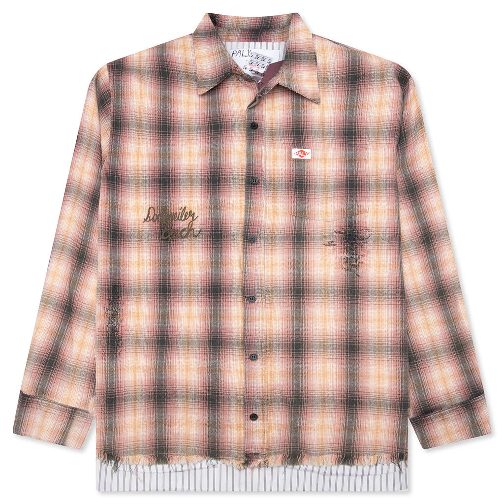 Dockweiler Flannel Overshirt Tan