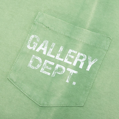 Vintage Logo Painted Tee Light Green
