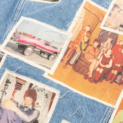 Portrait Denim Jacket Multi
