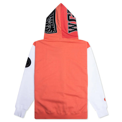 Shark Full Zip Hoodie Korea Orange