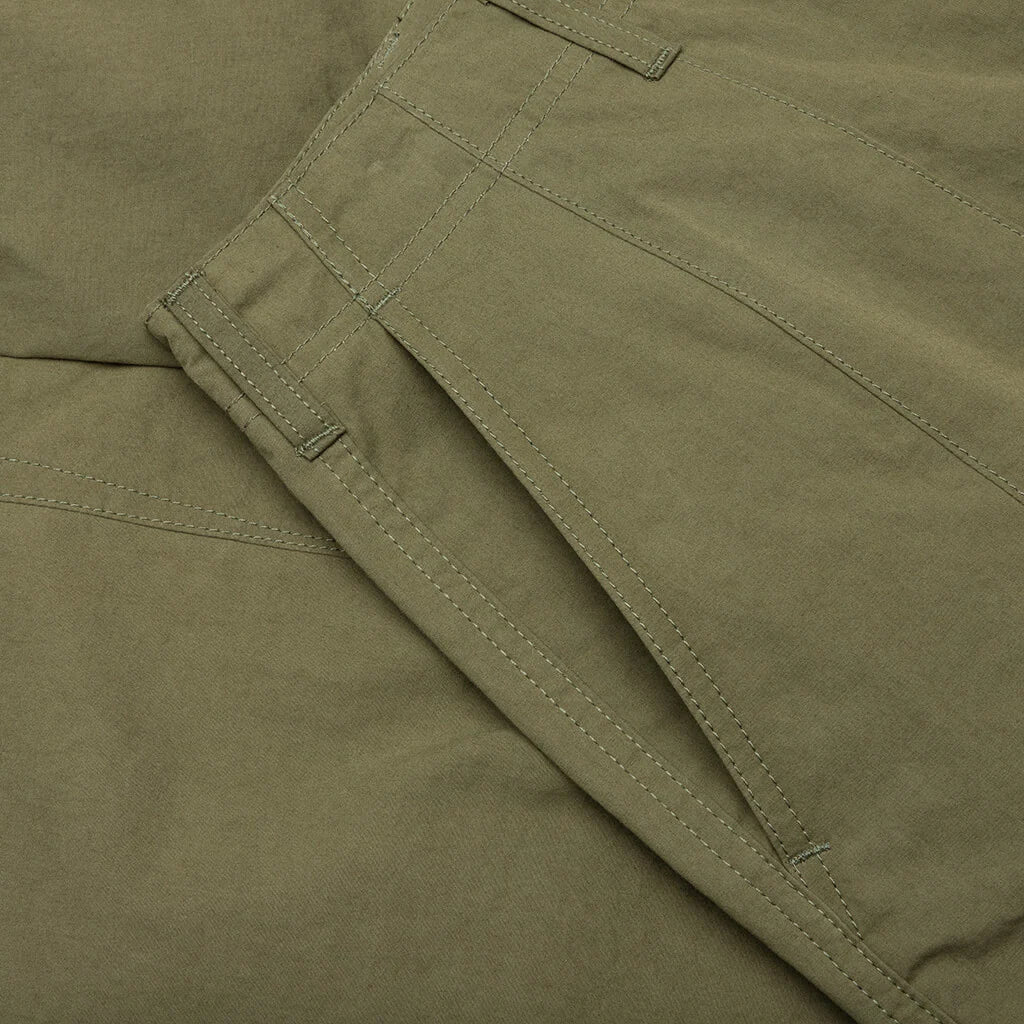 Compact Cotton Cargo Pants Khaki