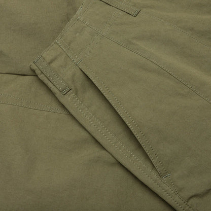 Compact Cotton Cargo Pants Khaki