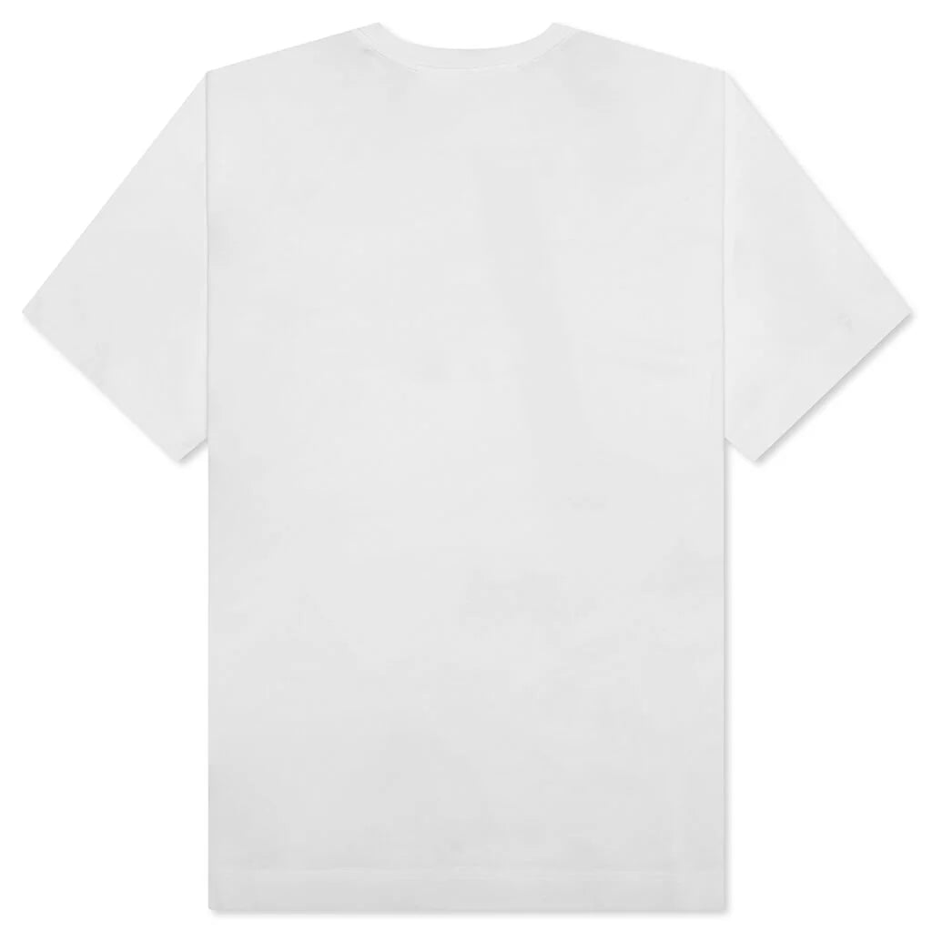 Gros Grain in Cotton T Shirt White