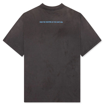 Saint M6 x The Matrix White Logo S S Tee Black