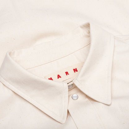 Cream Denim Shirt with Trunakaroo Plaque Bone