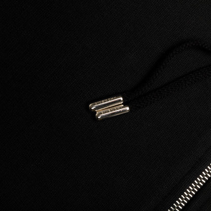 Zipped Hoodie Black