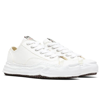 Hank Low OG Sole Toe Cap Canvas Sneaker White