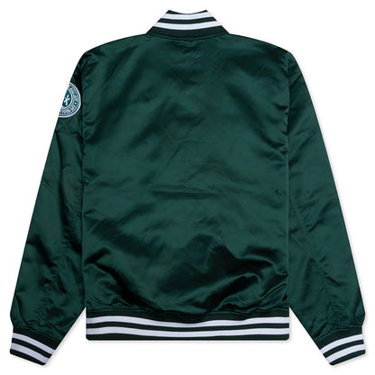 Baseball Varsity Jacket Green