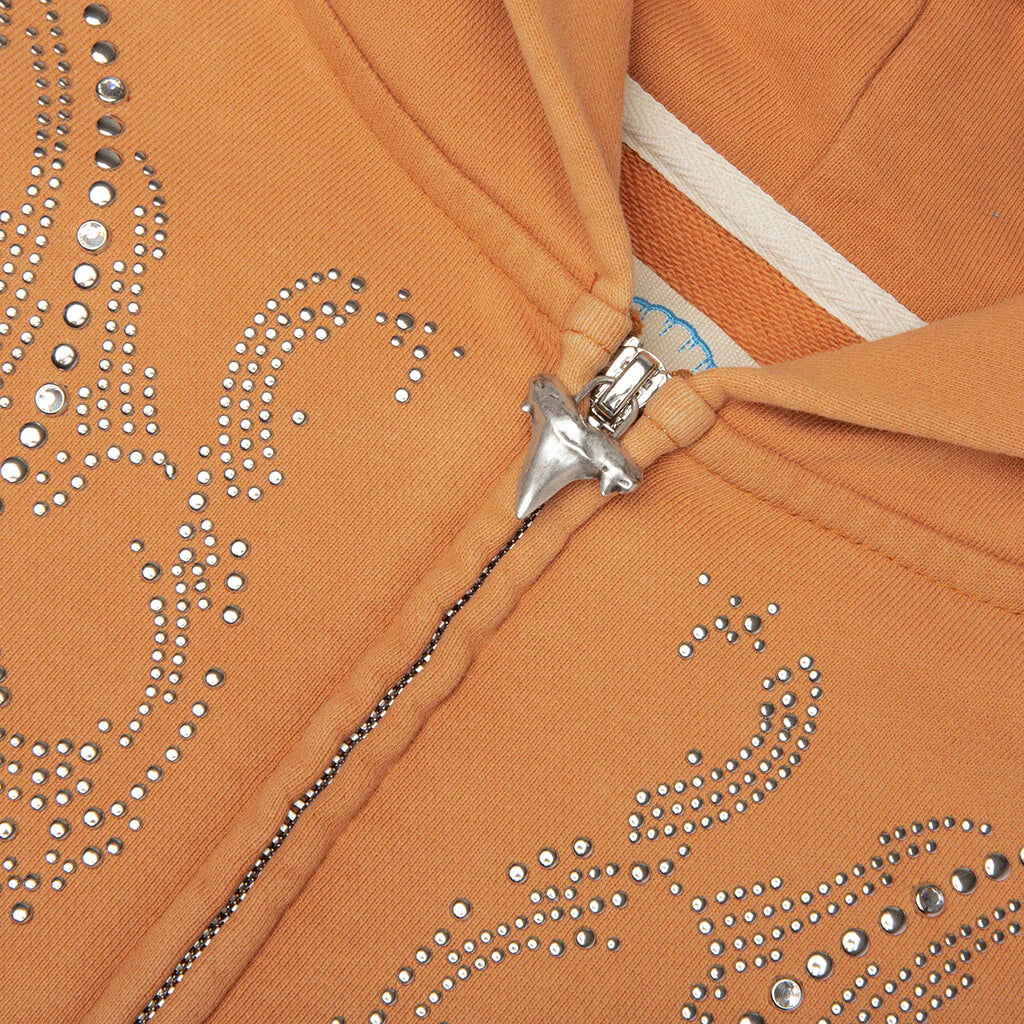Crystal Hoodie Washed Brown