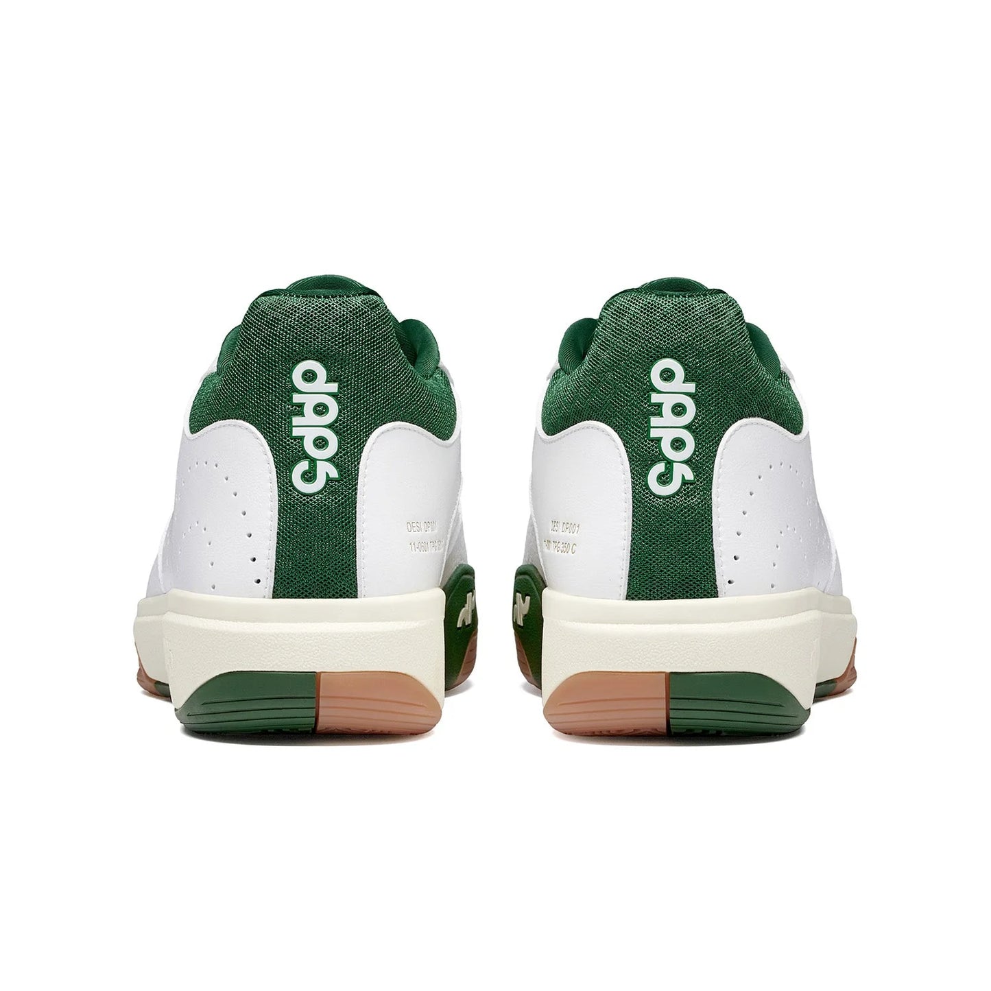 DAPS DESI Mid Green White Mens Pickleball Shoes