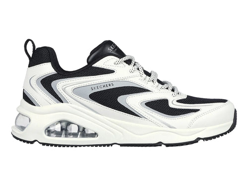 Tenis Skechers Tres Air One Blanco y Negro para Mujer