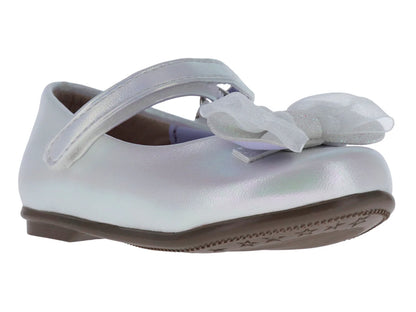 Zapatos Planos Tropicana Blanco Iridiscente para Niña