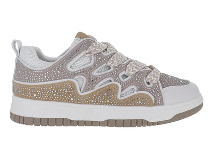 Tenis ATOK Bafan Color Khaki para Mujer