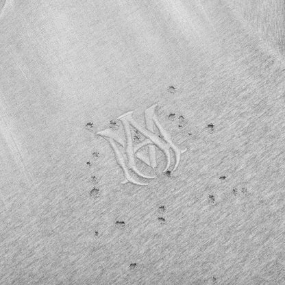 Ma Shotgun Embroidered Tee Grey