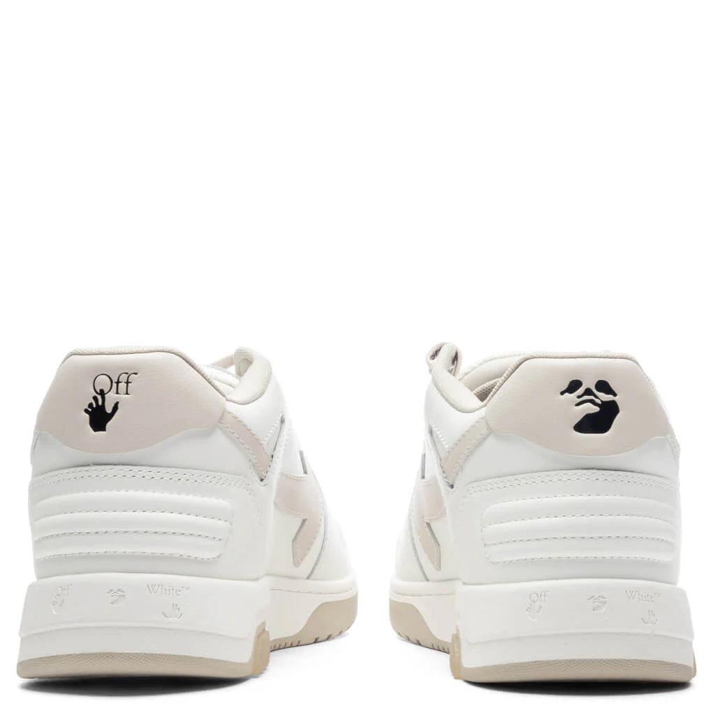 Out of Office Calf Leather White Beige