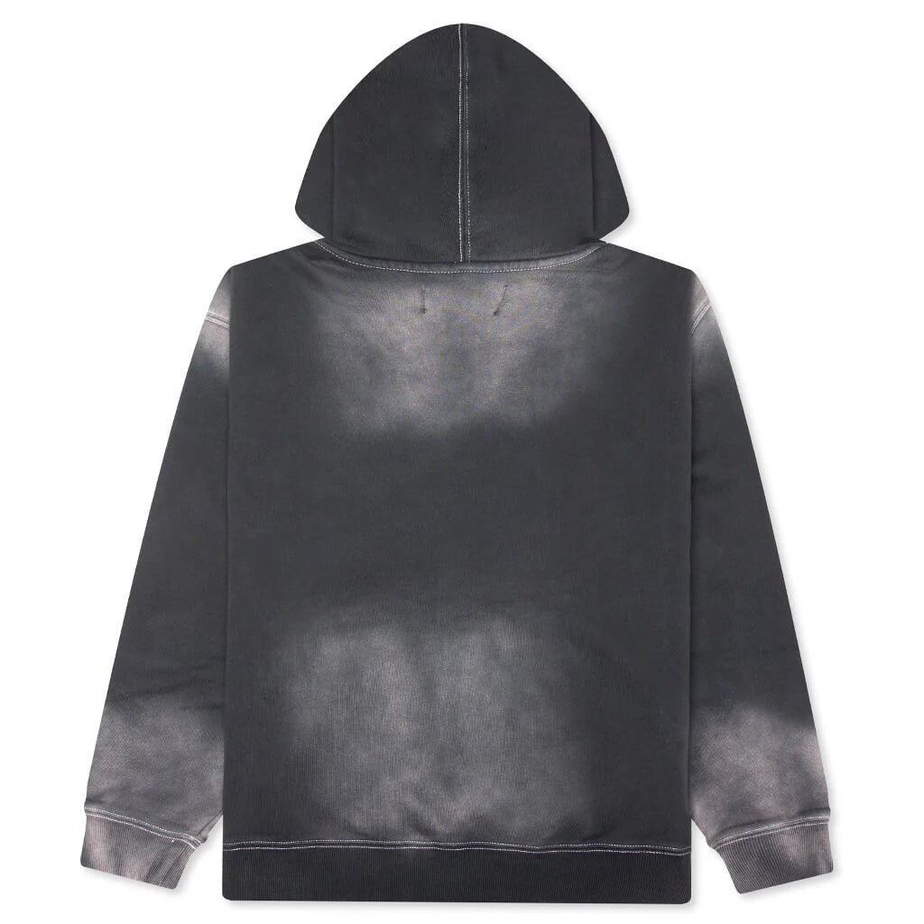 Collegiate Arch Zip Hoodie Black