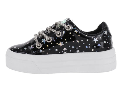 Tenis Divitas Negro de Charol para Niña