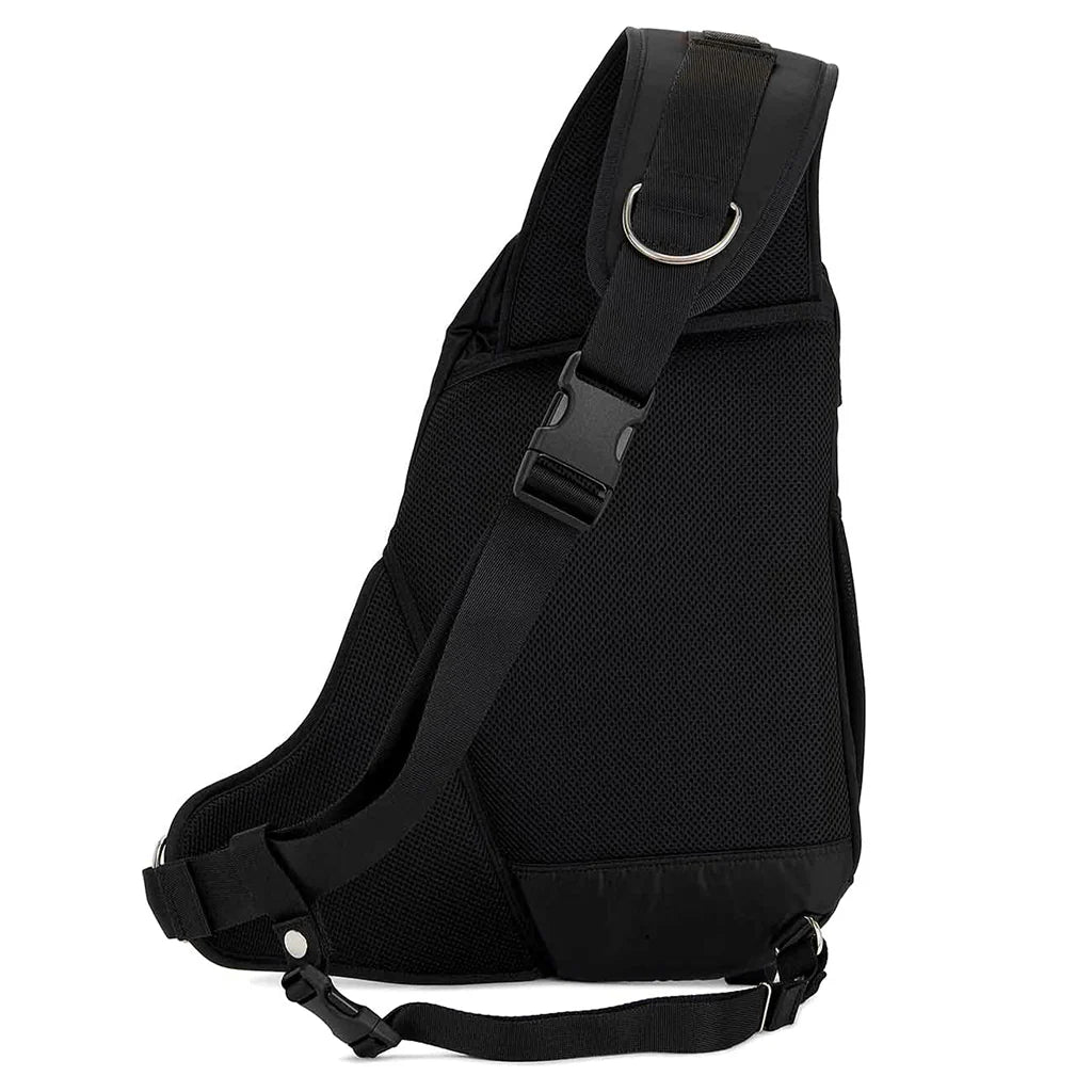 Porter Nylon Twill Shoulder Bag Black