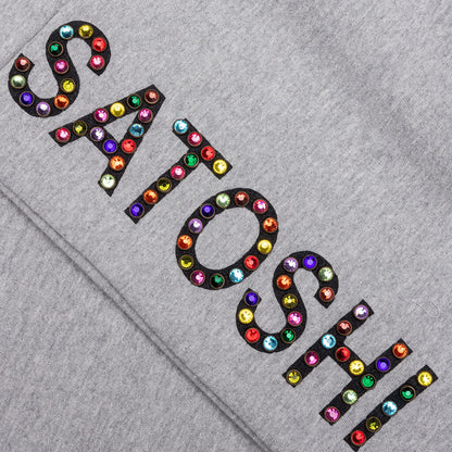 Double Layer Studded Sweatpant Heather