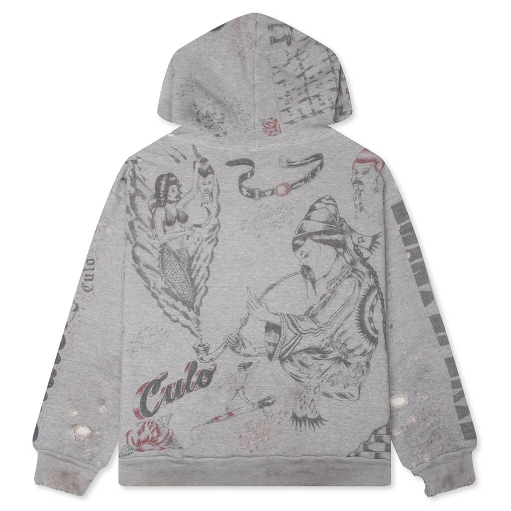 Drawing Hoodie Grey