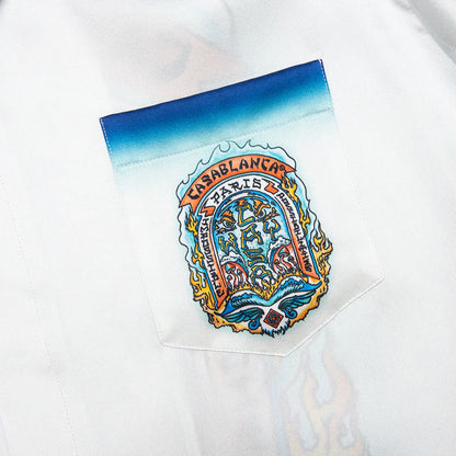 Short Sleeve Cuban Collar Shirt Casa Skate Way