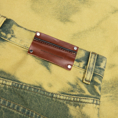 Loose Fit Jeans Lime