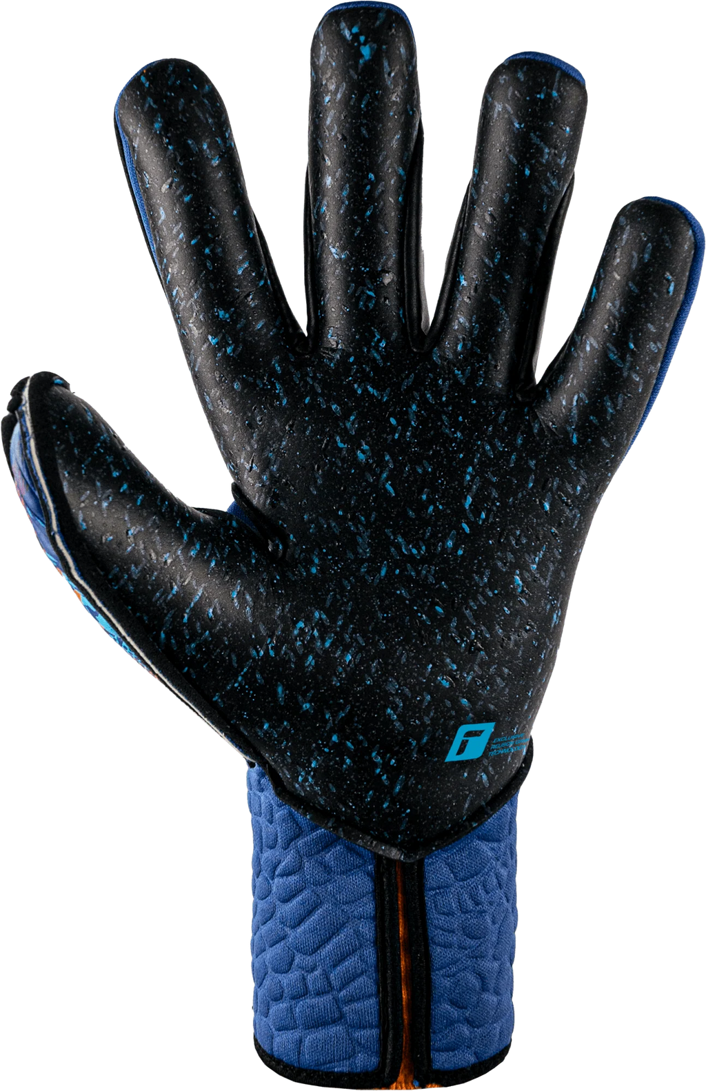 Reusch Attrakt Fusion Strapless Adaptiveflex Goalkeeper Gloves Blue Orange Black