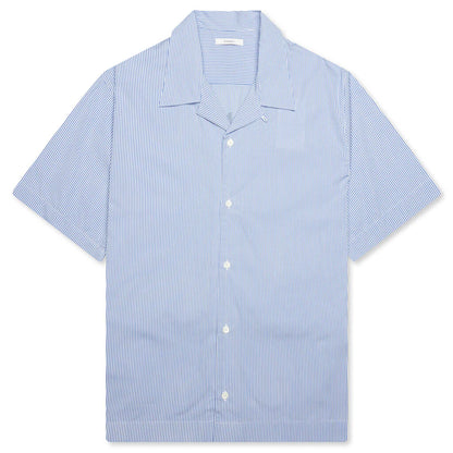 Striped Shirt White Light Blue