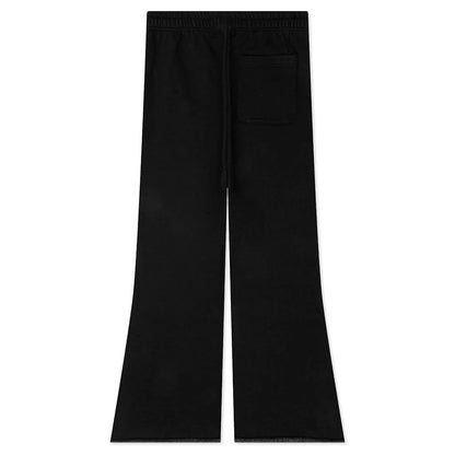 Flare Sweat Pants Black