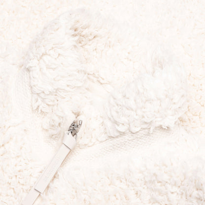 Cotton Fleece Jacket Eggshell