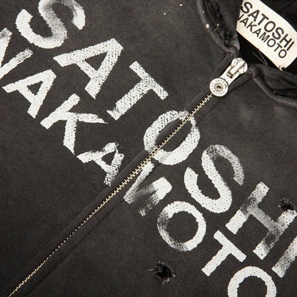 Luke Fleece Hoodie Black