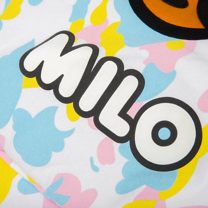 New Multi Camo Baby Milo Regular Fit Full Zip Hoodie White