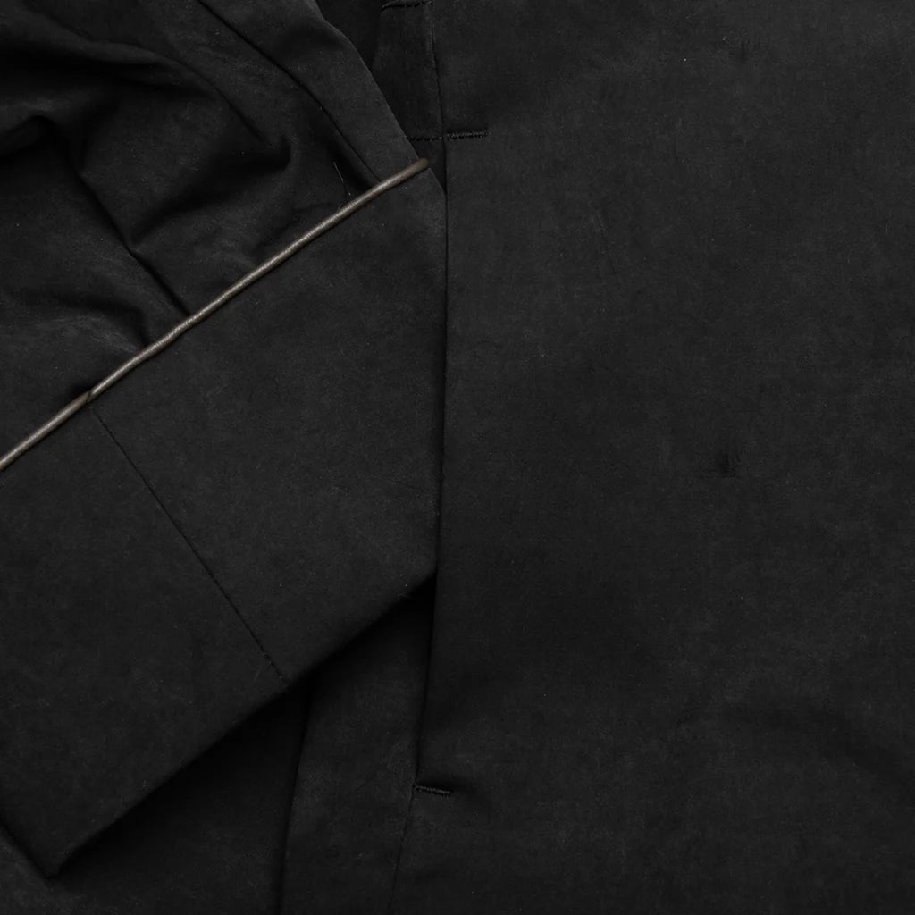Faux Suede Jacket Black