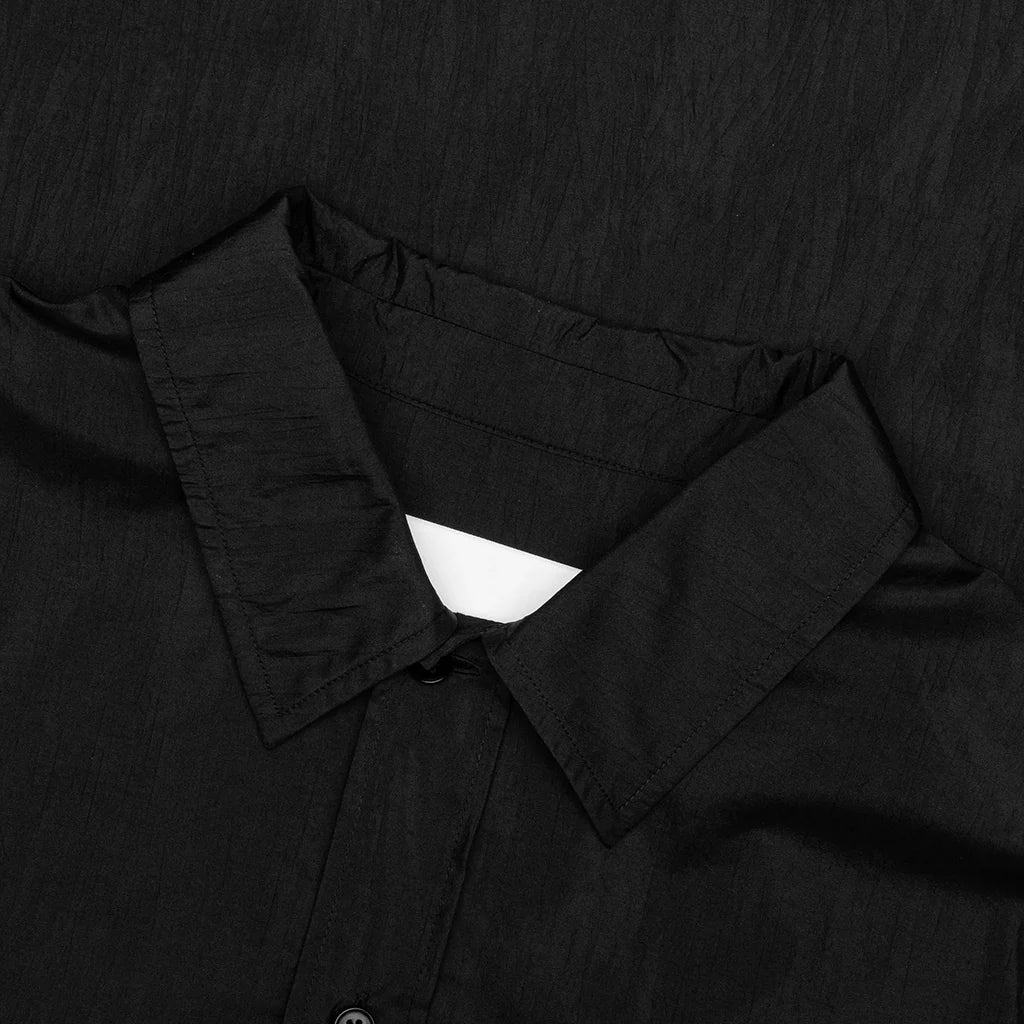 Silk And Nylon Shirt Black