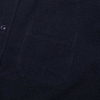 Short Sleeve Shirt with Pocket Night Blue