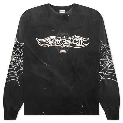 Saint Michael X Teflon Disco Mx6 Saint Disco Insanity L S Tee Black