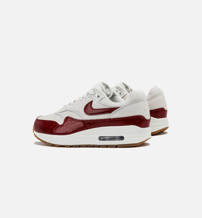Air Max 1 LX Womens Lifestyle Shoe Sail Sail Gum Light Brown Team Red