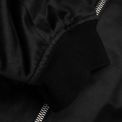 Oversized Bomber Jacket Pitch Black